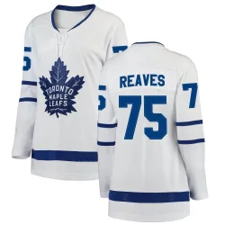 Women's Ryan Reaves Toronto Maple Leafs Away Jersey - White Breakaway