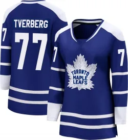 Women's Ryan Tverberg Toronto Maple Leafs Special Edition 2.0 Jersey - Royal Breakaway