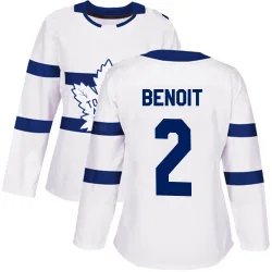 Women's Simon Benoit Toronto Maple Leafs 2018 Stadium Series Jersey - White Authentic