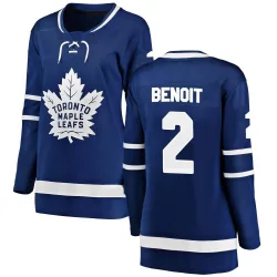 Women's Simon Benoit Toronto Maple Leafs Home Jersey - Blue Breakaway