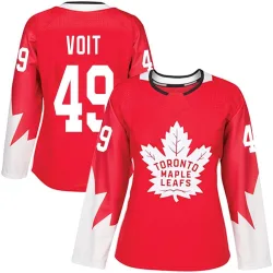 Women's Ty Voit Toronto Maple Leafs Alternate Jersey - Red Authentic