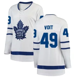 Women's Ty Voit Toronto Maple Leafs Away Jersey - White Breakaway