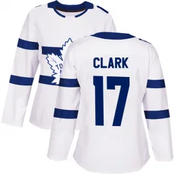 Women's Wendel Clark Toronto Maple Leafs 2018 Stadium Series Jersey - White Authentic