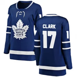 Women's Wendel Clark Toronto Maple Leafs Home Jersey - Blue Breakaway