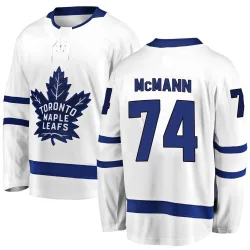 Youth Bobby McMann Toronto Maple Leafs Away Jersey - White Breakaway