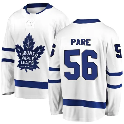 Youth Cedric Pare Toronto Maple Leafs Away Jersey - White Breakaway