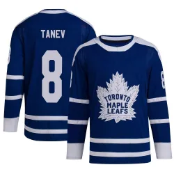 Youth Chris Tanev Toronto Maple Leafs Reverse Retro 2.0 Jersey - Royal Authentic