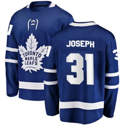 Youth Curtis Joseph Toronto Maple Leafs Home Jersey - Blue Breakaway