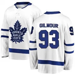 Youth Doug Gilmour Toronto Maple Leafs Away Jersey - White Breakaway