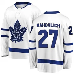 Youth Frank Mahovlich Toronto Maple Leafs Away Jersey - White Breakaway