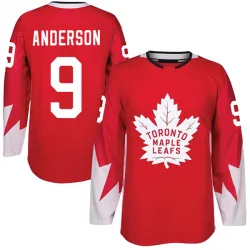 Youth Glenn Anderson Toronto Maple Leafs Alternate Jersey - Red Authentic