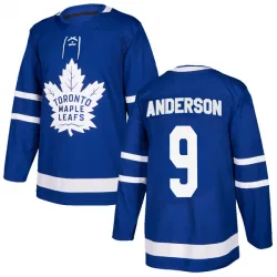 Youth Glenn Anderson Toronto Maple Leafs Home Jersey - Blue Authentic