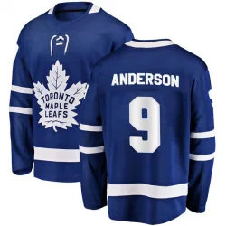 Youth Glenn Anderson Toronto Maple Leafs Home Jersey - Blue Breakaway