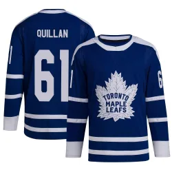 Youth Jacob Quillan Toronto Maple Leafs Reverse Retro 2.0 Jersey - Royal Authentic