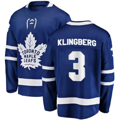 Youth John Klingberg Toronto Maple Leafs Home Jersey - Blue Breakaway