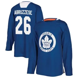 Youth Nick Abruzzese Toronto Maple Leafs Practice Jersey - Royal Authentic