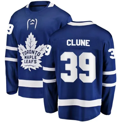 Youth Rich Clune Toronto Maple Leafs Home Jersey - Blue Breakaway