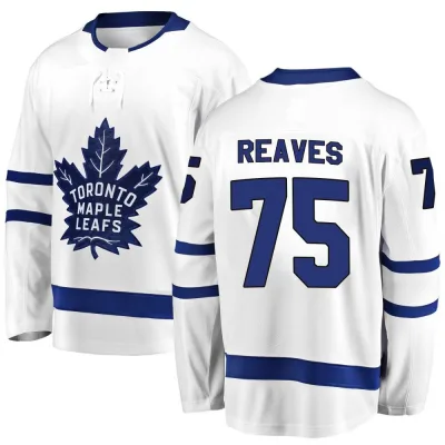 Youth Ryan Reaves Toronto Maple Leafs Away Jersey - White Breakaway