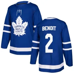 Youth Simon Benoit Toronto Maple Leafs Home Jersey - Blue Authentic