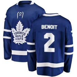 Youth Simon Benoit Toronto Maple Leafs Home Jersey - Blue Breakaway